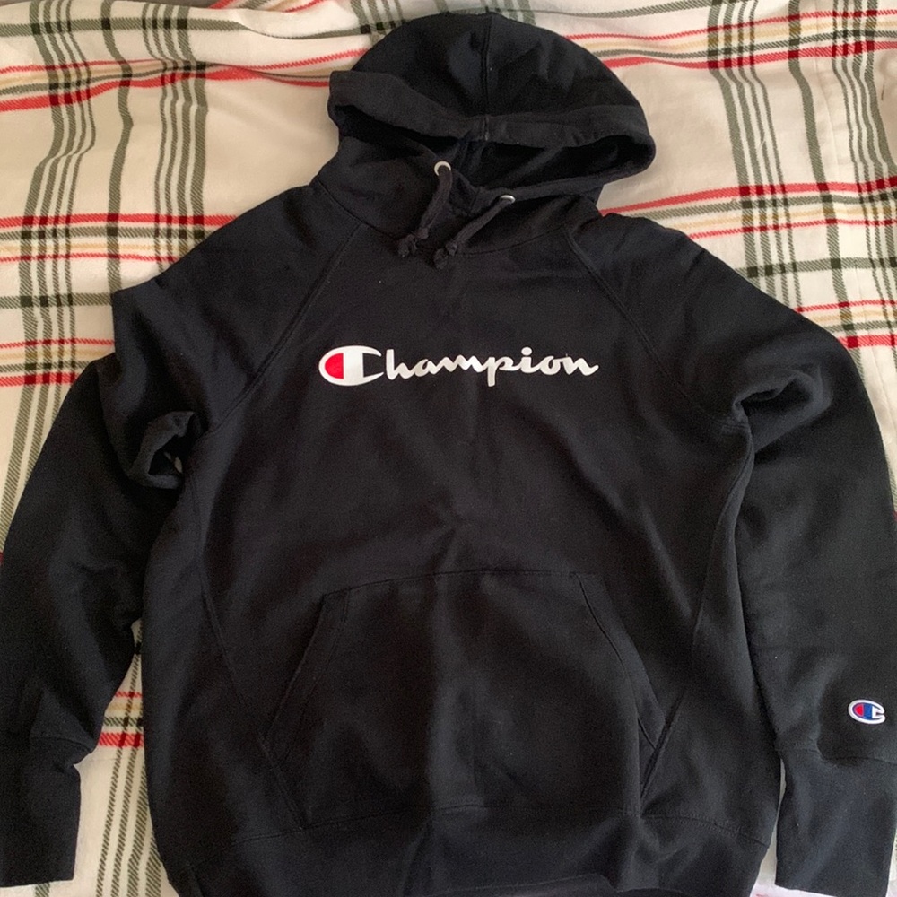 Small Black Champion Hoodie